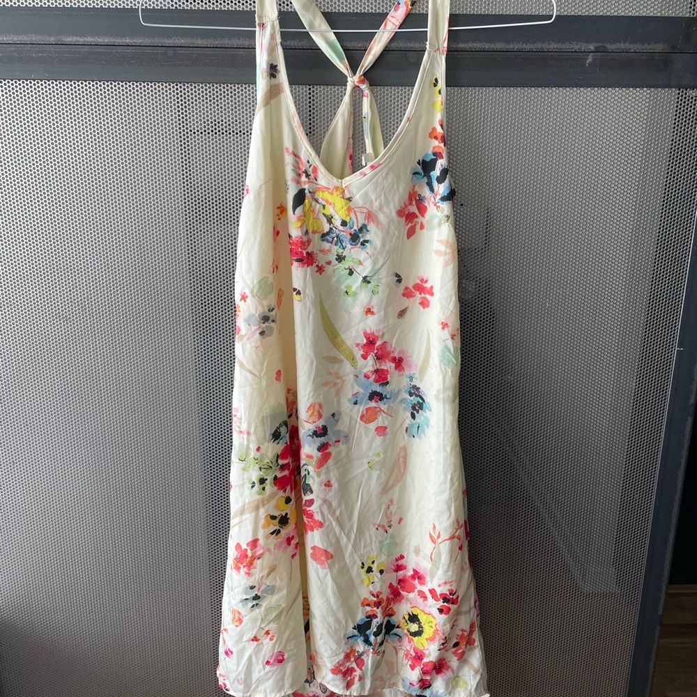 Floral halter dress